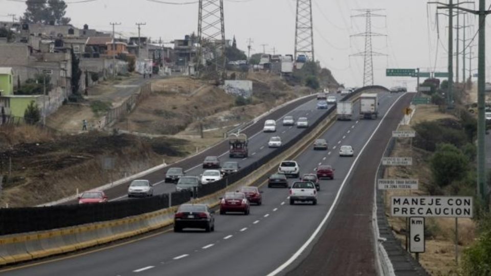Debido a obras se presentará el cierre de un tramo de la autopista México-Querétaro, sin embargo, se desconoce el tiempo que durarán las afectaciones. (Fuente: Especial)