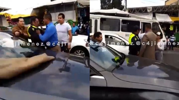 VIDEO Detienen a hombres “influyentes” por golpear policía en Tepito