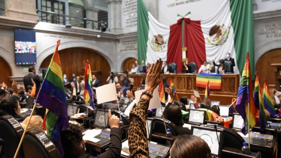 Congreso de Edomex aprueba el matrimonio igualitario. FOTO: Congreso Estado de México