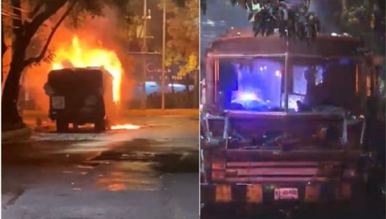Incendio de camión en la Merced Gómez deja un hombre muerto