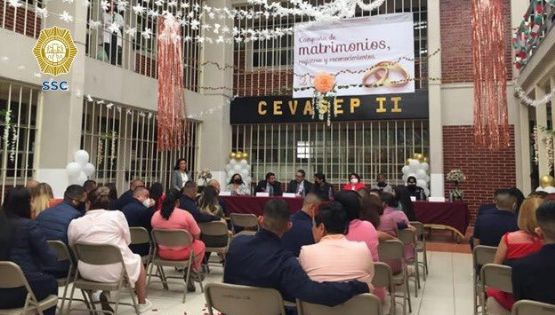 FOTOS Han celebrado 267 bodas en las cárceles de CDMX durante 2022