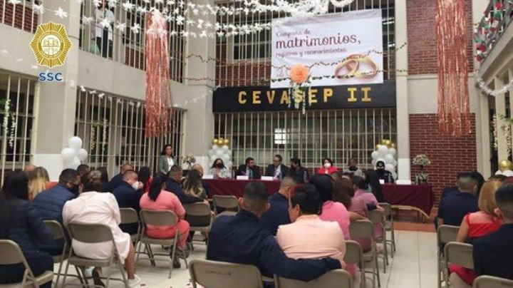 FOTOS Han celebrado 267 bodas en las cárceles de CDMX durante 2022