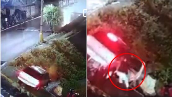 [VIDEO] Camioneta cae a canal en Chicoloapan y tripulantes se salvan