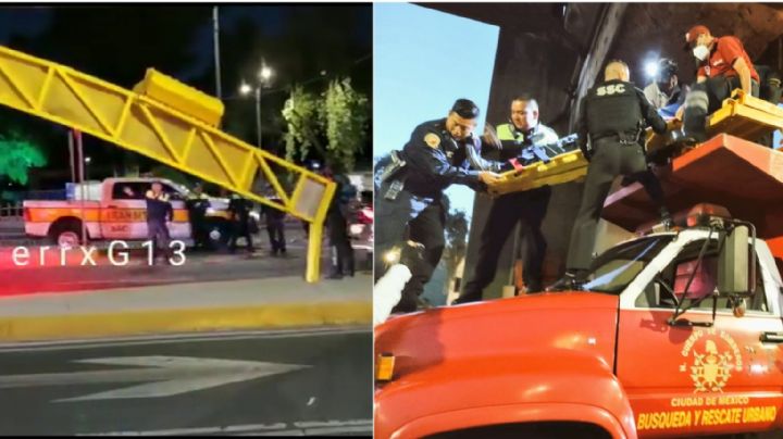 [VIDEO] Camión de bomberos choca en Viaducto y deja dos lesionados