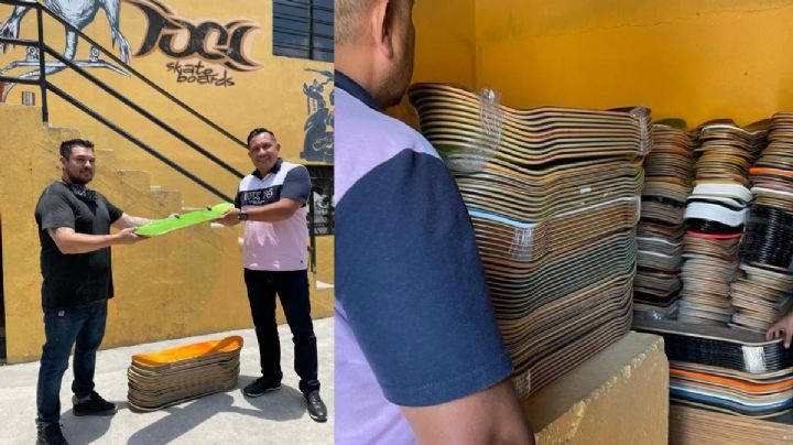 DIF y Tool Skateboards regalan 100 patinetas a niños en la CDMX