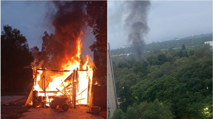 [VIDEO] Así fue el incendio de una bodega en Paseo de la Reforma