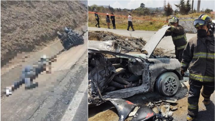[FOTOS] Choque en la carretera Xochimilco-Oaxtepec deja dos muertos
