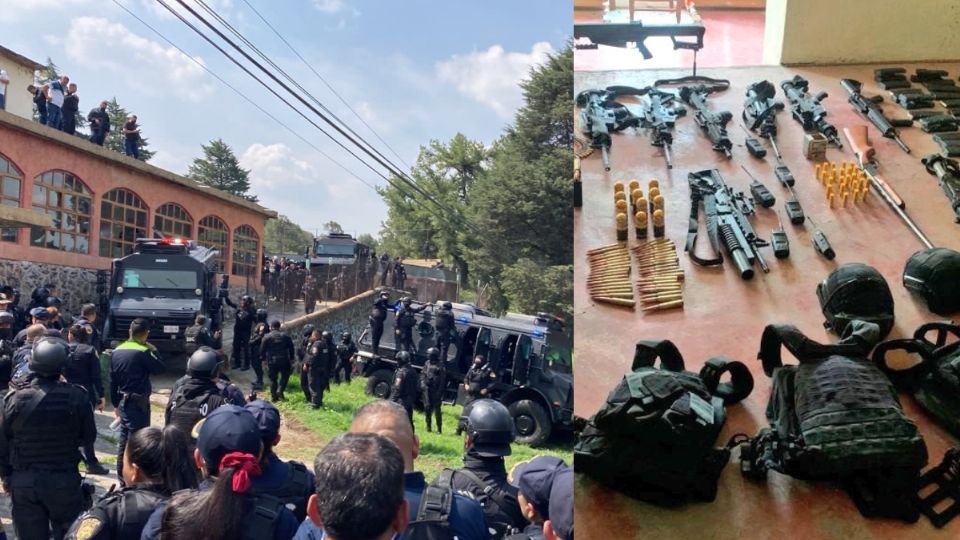 Presuntos delincuentes de Sinaloa se habrían enfrentado con armamento pesado en la balacera de Topilejo. (Fuente: Especial)