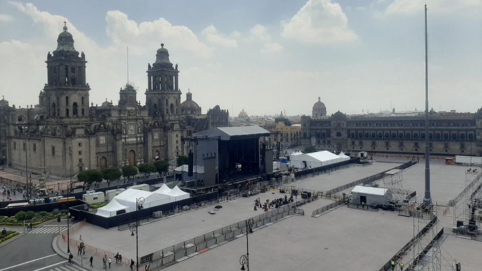 Automovilistas podrían resultar afectados por el cierre del Zócalo, así como los fans de la Maldita Vecindad que no podrán usar la estación del Metro. (Fuente: Twitter/@MarthaAvilaCDMX)