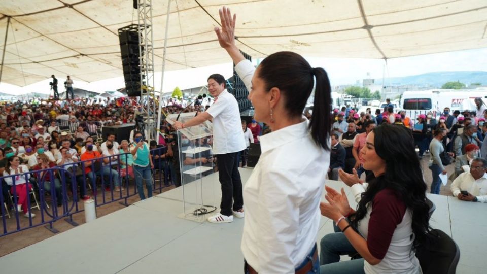 Sheinbaum señaló que las medidas tomadas por el INE serían 'parciales' y en menoscabo únicamente del partido Morena. (Fuente: Twitter/@claudiashein)