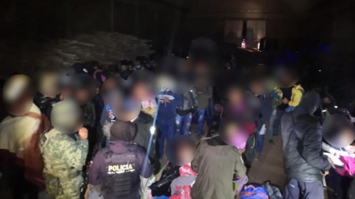 Rescatan a 225 migrantes en el Estado de México, estaban en una bodega