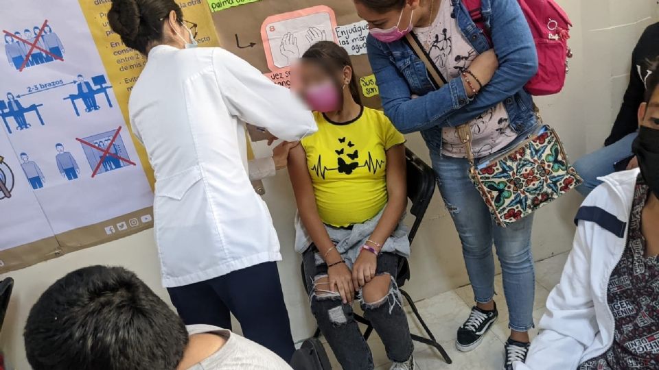 La segunda dosis de covid de niños de 11 años se aplicará del 25 al 29 de julio. FOTO: Salud CDMX