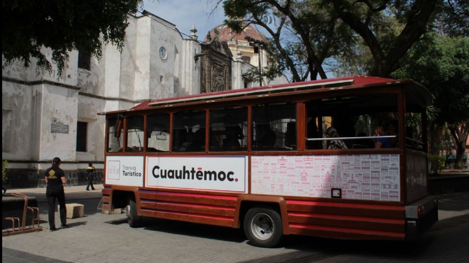 El costo por persona del Tranvía en la Cuauhtémoc es de 28 pesos. FOTO: alcaldía Cuauhtémoc