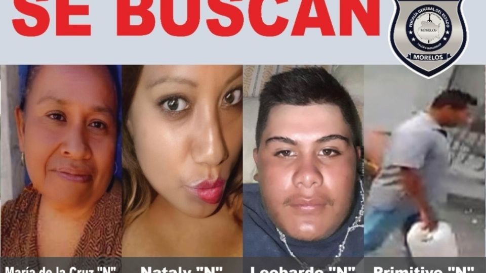 Son cuatro adultos y una menor de edad los presuntos culpables de haber quemado viva a Margarita en el municipio de Cuautla, Morelos. (Fuente: Fiscalía Morelos)