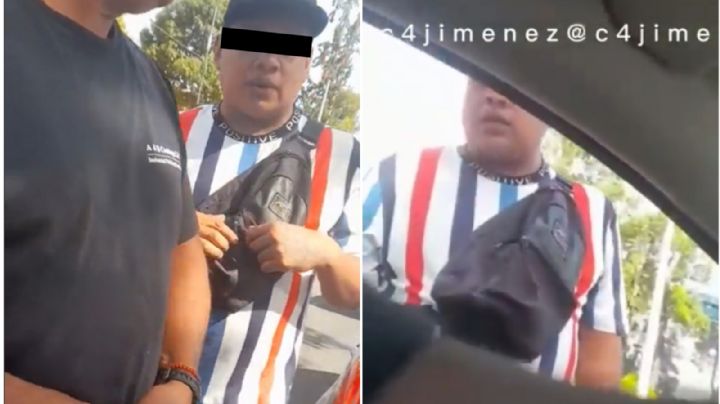 [VIDEO] Graban extorsión de “franeleros” a automovilistas en La Viga