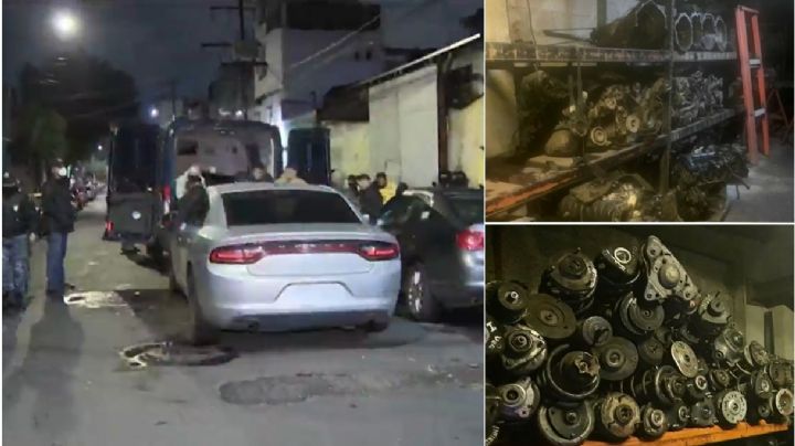 Hallan toneladas de autopartes robadas en bodega de la colonia Morelos