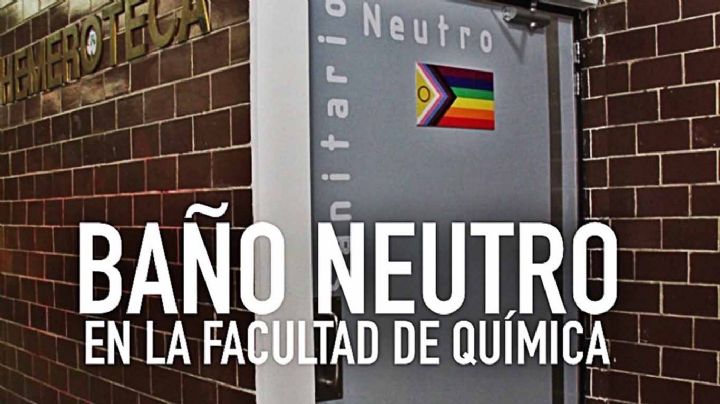 Instalan baño neutro en la UNAM para la comunidad LGBT