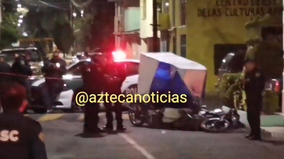 Refieren que el mototaxista habría sido baleado en la Av. 609 de la colonia San Juan de Aragón III Sección por personas a bordo de una camioneta. (Fuente: Twitter/@isidrocorro)