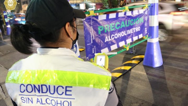 En el puente del 15 de septiembre el alcoholímetro operará todo el día en CDMX