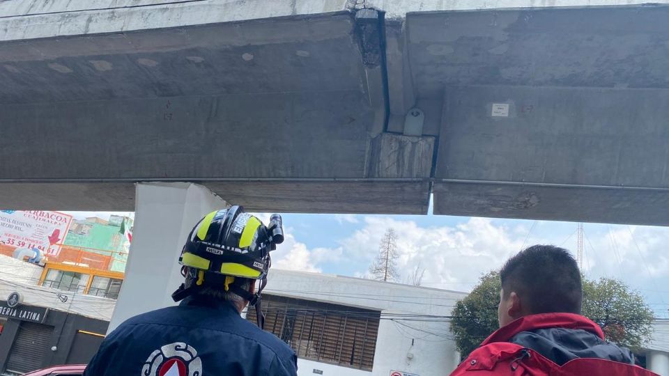 Cierran puente en Cuajimalpa tras sismo. FOTO: Cuajimalpa