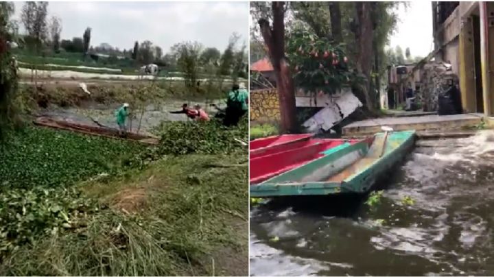 [VIDEOS] Sismo sacude canales de agua en Xochimilco