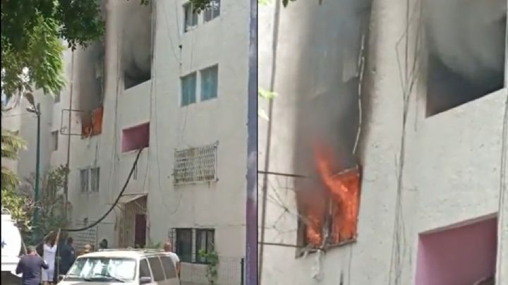 [VIDEOS] Incendio de departamento en El Chamizal deja dos quemados