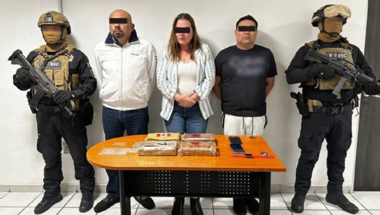 Detienen a tres personas que cargaban 4 kg de cocaína en la Alcaldía Miguel Hidalgo