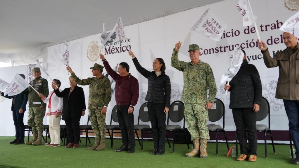 Claudia Sheinbaum inaugura trabajos preliminares para el Tren México-Pachuca |