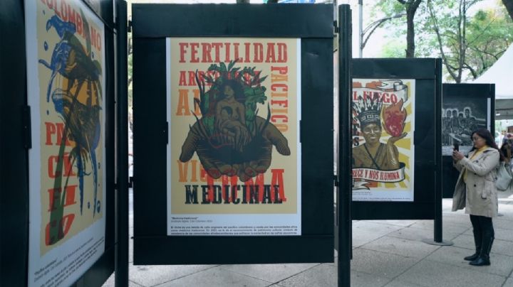 Gobierno CDMX y Embajada colombiana inauguran exposición “Gráfica popular y muralismo en Colombia”