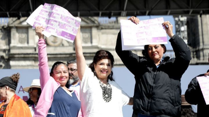 Clara Brugada entrega primeros apoyos del programa MERCOMUNA