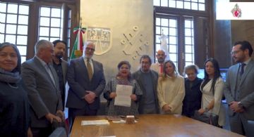 Clara Brugada recibe terna de candidatos a titularidad de FGJCDMX y la envía al Congreso capitalino