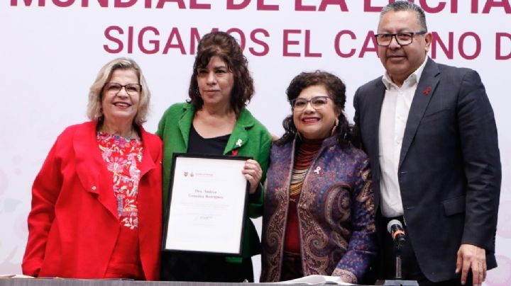 Clara Brugada presenta acciones de prevención y atención al VIH-Sida en CDMX