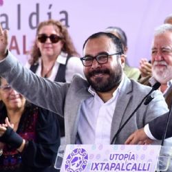 Alcalde de Iztapalapa inaugura Utopía “Ixtapalcalli”; Batres y Brugada acuden al evento