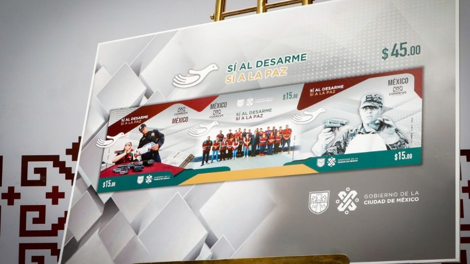Servicio Postal lanza estampilla conmemorativa del programa 'Sí al desarme, Sí a la paz' |