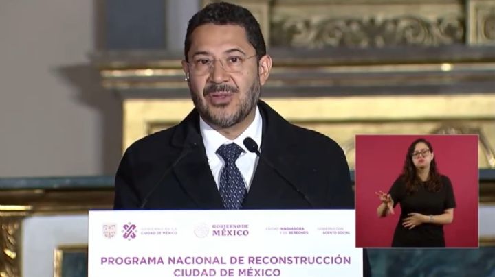 Martí Batres presenta resultados del Programa Nacional de Reconstrucción en CDMX