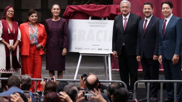 Inauguración del Museo Vivo del Muralismo: Batres acompaña a AMLO y Sheinbaum durante el evento