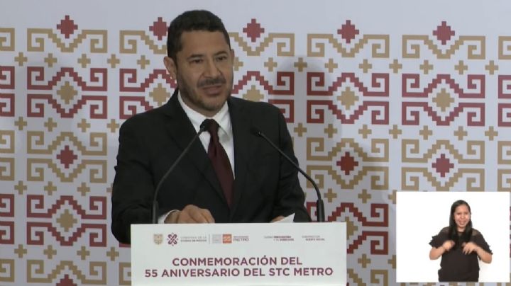 Martí Batres encabeza celebración por 55 Aniversario del Metro CDMX