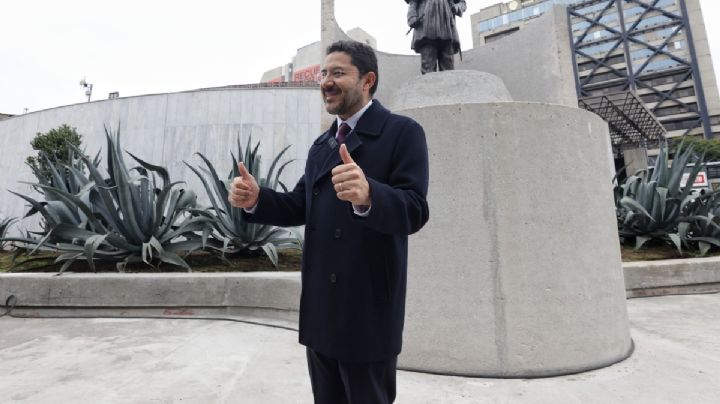 Martí Batres inaugura obras de rehabilitación de la Glorieta de Insurgentes