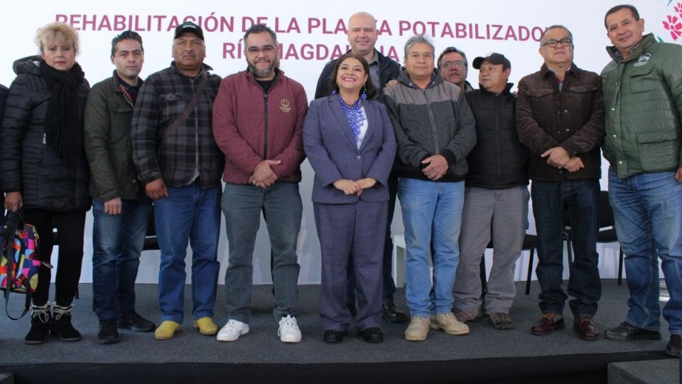 Clara Brugada encabeza entrega de rehabilitación de Planta Potabilizadora Río Magdalena 1 |