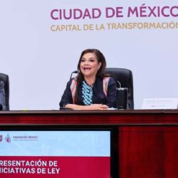 Clara Brugada presenta iniciativas de Ley sobre Sistema Público de Cuidados, Seguridad y Justicia