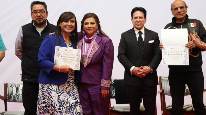 Clara Brugada encabeza entrega de reconocimientos a atletas olímpicos