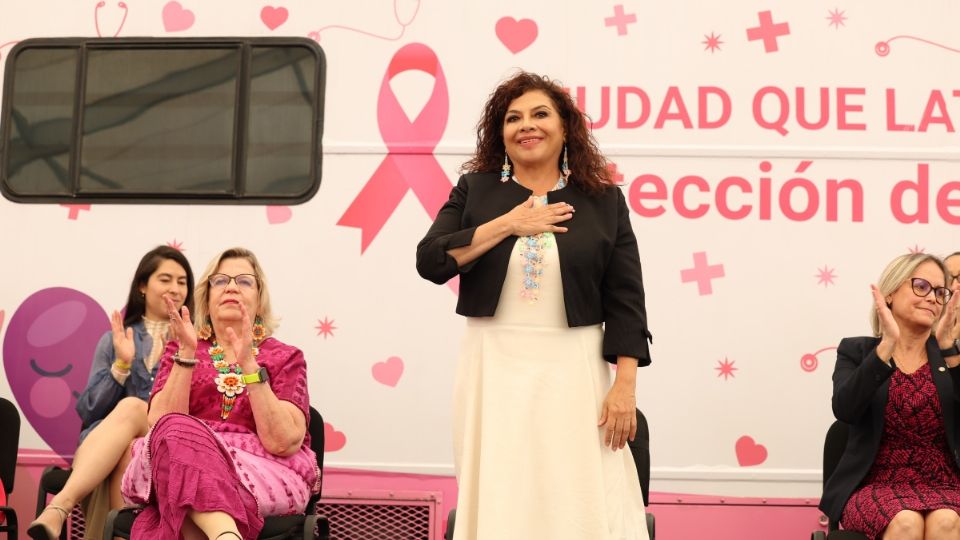 Clara Brugada inaugura la campaña “Tómatelo a Pecho, hazte una Mastografía” en CDMX |