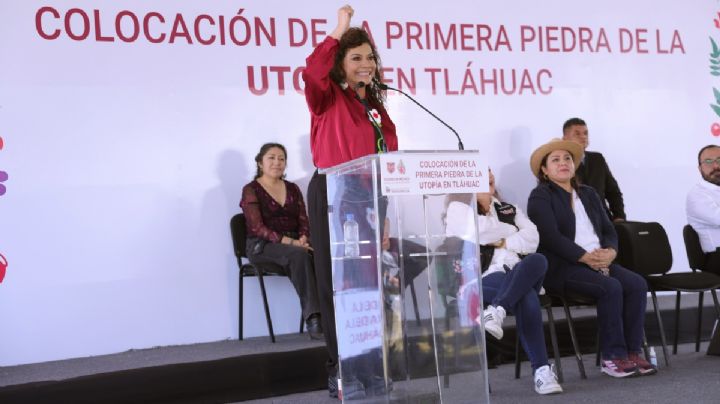 Clara Brugada encabeza inicio de obra de nueva Utopía en Tláhuac