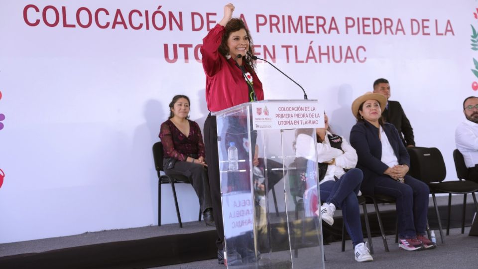 Clara Brugada encabeza inicio de obra de nueva Utopía en Tláhuac |