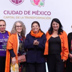 Clara Brugada presenta reformas para luchar por eliminación de la violencia contras las mujeres
