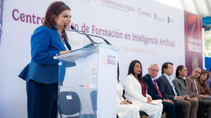 Clara Brugada participa en presentación del Centro Público de Formación en Inteligencia Artificial