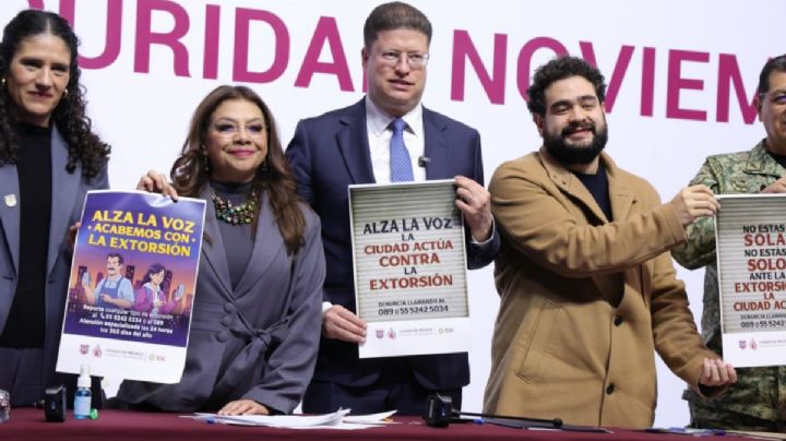 Clara Brugada informa reducción de 58% en los delitos de alto impacto en la CDMX