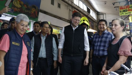 Autoridades CDMX destacan labores para reforzar seguridad en la Central de Abasto