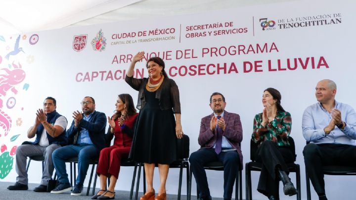 Clara Brugada pone en marcha el programa “Captación de Agua de Lluvia” para mercados públicos