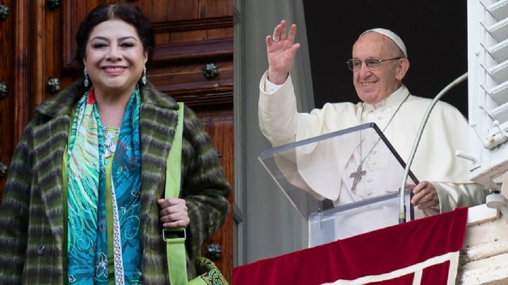 Clara Brugada lamenta el fallecimiento del Papa Francisco